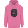 Ram Skull With Respirator Mens 80% Cotton Hoodie Azelea