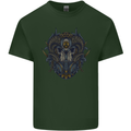 Ram Skull With Respirator Mens Cotton T-Shirt Tee Top Forest Green