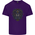 Ram Skull With Respirator Mens Cotton T-Shirt Tee Top Purple