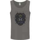Ram Skull With Respirator Mens Vest Tank Top Charcoal