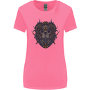 Ram Skull With Respirator Womens Wider Cut T-Shirt Azalea