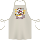 Ramen Lucky Cat Cotton Apron 100% Organic Natural