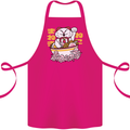 Ramen Lucky Cat Cotton Apron 100% Organic Pink