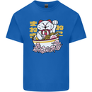 Ramen Lucky Cat Kids T-Shirt Childrens Royal Blue