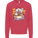 Ramen Lucky Cat Mens Sweatshirt Jumper Heliconia