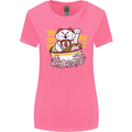 Ramen Lucky Cat Womens Wider Cut T-Shirt Azalea