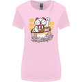 Ramen Lucky Cat Womens Wider Cut T-Shirt Light Pink