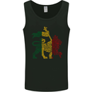 Rasta Lion Jamaica Reggae Music Jamaican Mens Vest Tank Top Black