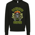 Rastafari Culture Weed Cannabis Bong Spliff Mens Sweatshirt Jumper Black