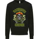 Rastafari Culture Weed Cannabis Bong Spliff Mens Sweatshirt Jumper Black