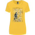 Rather a Bad Day Fishing Funny Fisherman Womens Wider Cut T-Shirt Yellow