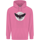 Raven Moon Vikings Childrens Kids Hoodie Azalea