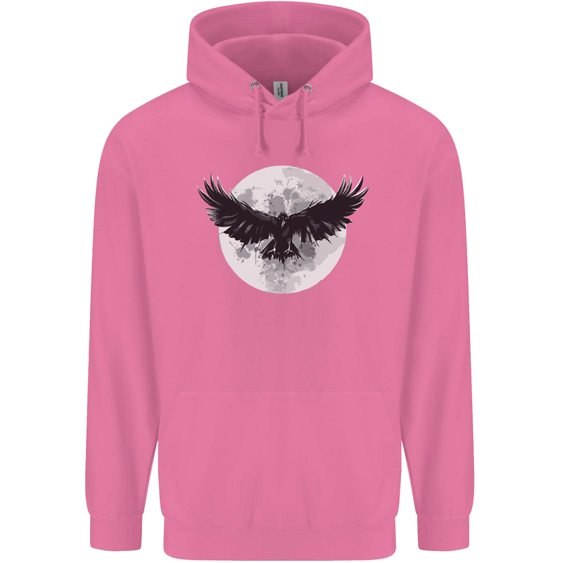 Raven Moon Vikings Childrens Kids Hoodie Azalea