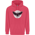 Raven Moon Vikings Childrens Kids Hoodie Heliconia
