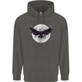 Raven Moon Vikings Childrens Kids Hoodie Storm Grey