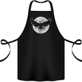 Raven Moon Vikings Cotton Apron 100% Organic Black