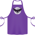 Raven Moon Vikings Cotton Apron 100% Organic Purple