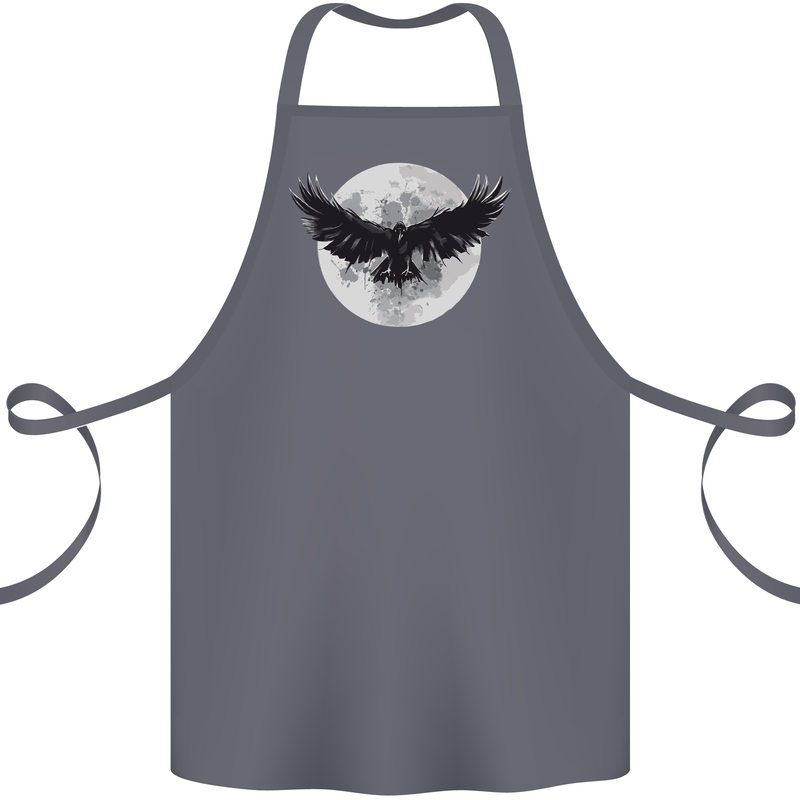Raven Moon Vikings Cotton Apron 100% Organic Steel