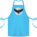 Raven Moon Vikings Cotton Apron 100% Organic Turquoise