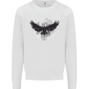 Raven Moon Vikings Kids Sweatshirt Jumper White