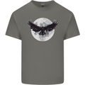 Raven Moon Vikings Kids T-Shirt Childrens Charcoal