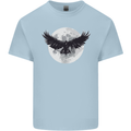 Raven Moon Vikings Kids T-Shirt Childrens Light Blue