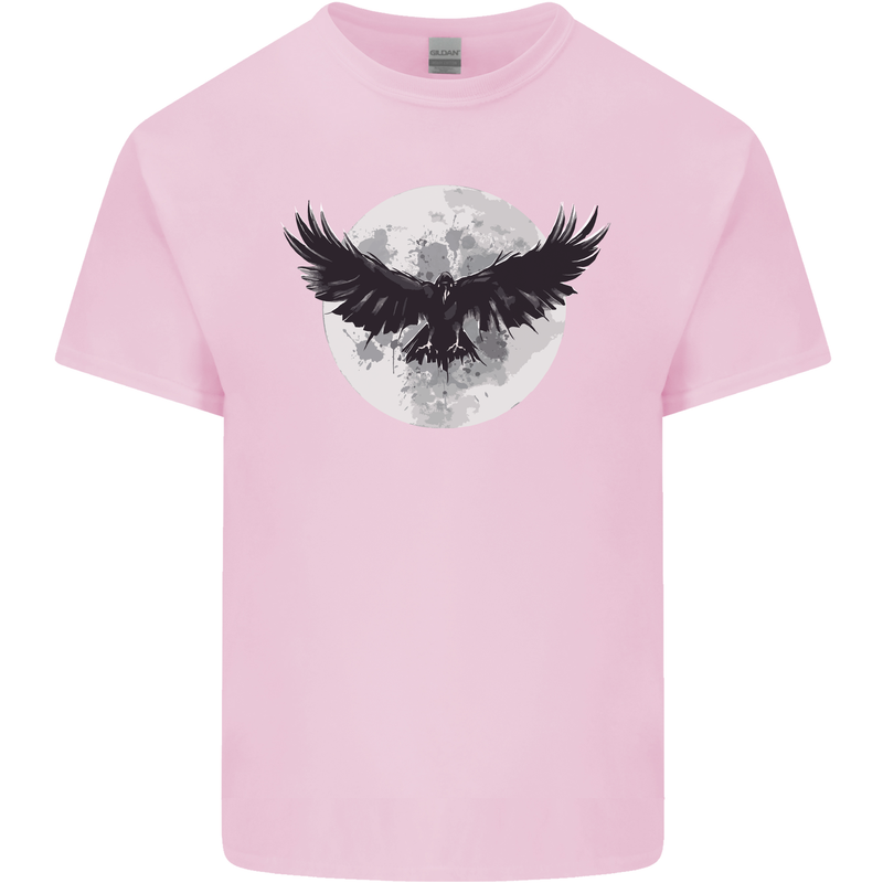 Raven Moon Vikings Kids T-Shirt Childrens Light Pink