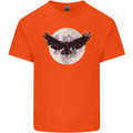 Raven Moon Vikings Kids T-Shirt Childrens Orange