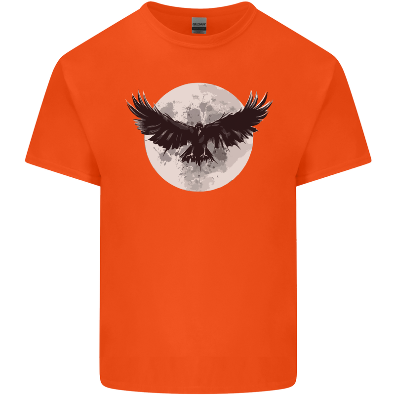 Raven Moon Vikings Kids T-Shirt Childrens Orange