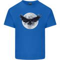 Raven Moon Vikings Kids T-Shirt Childrens Royal Blue
