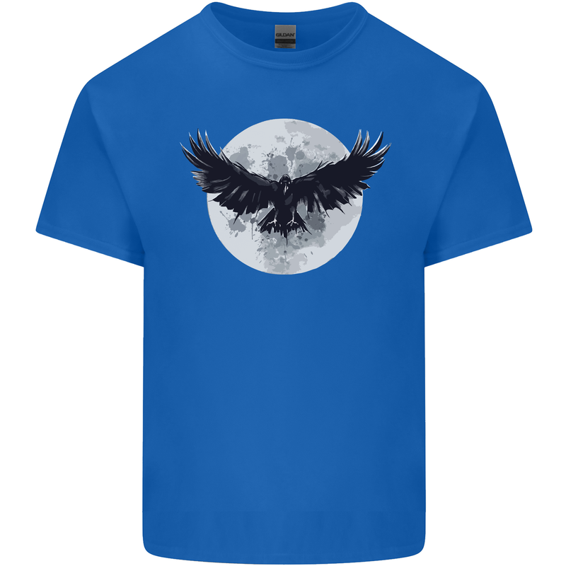 Raven Moon Vikings Kids T-Shirt Childrens Royal Blue