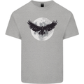 Raven Moon Vikings Kids T-Shirt Childrens Sports Grey