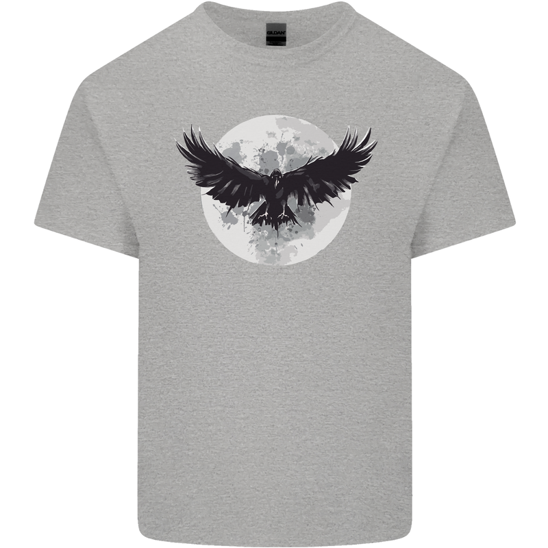 Raven Moon Vikings Kids T-Shirt Childrens Sports Grey