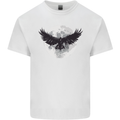 Raven Moon Vikings Kids T-Shirt Childrens White