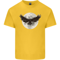 Raven Moon Vikings Kids T-Shirt Childrens Yellow