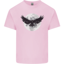 Raven Moon Vikings Mens Cotton T-Shirt Tee Top Light Pink