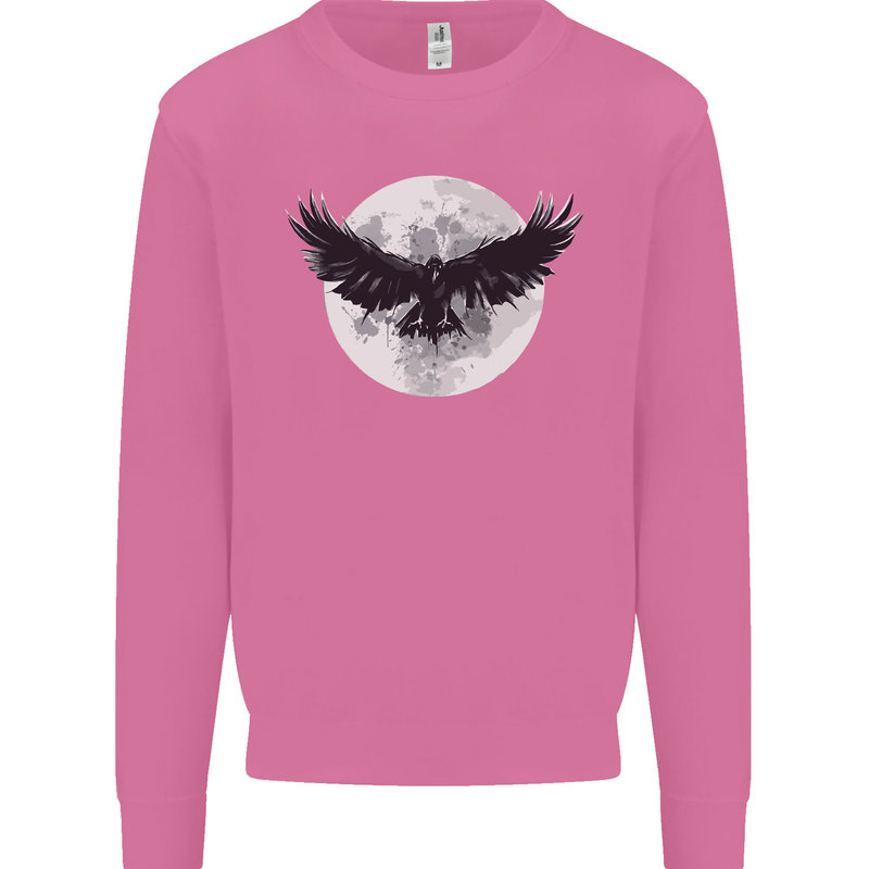 Raven Moon Vikings Mens Sweatshirt Jumper Azalea