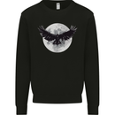 Raven Moon Vikings Mens Sweatshirt Jumper Black