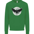 Raven Moon Vikings Mens Sweatshirt Jumper Irish Green