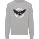 Raven Moon Vikings Mens Sweatshirt Jumper Sports Grey