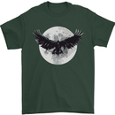 Raven Moon Vikings Mens T-Shirt 100% Cotton Forest Green