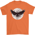Raven Moon Vikings Mens T-Shirt 100% Cotton Orange
