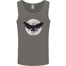 Raven Moon Vikings Mens Vest Tank Top Charcoal