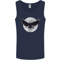 Raven Moon Vikings Mens Vest Tank Top Navy Blue