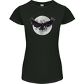 Raven Moon Vikings Womens Petite Cut T-Shirt Black