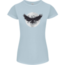 Raven Moon Vikings Womens Petite Cut T-Shirt Light Blue