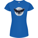 Raven Moon Vikings Womens Petite Cut T-Shirt Royal Blue