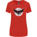 Raven Moon Vikings Womens Wider Cut T-Shirt Red