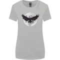 Raven Moon Vikings Womens Wider Cut T-Shirt Sports Grey