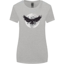 Raven Moon Vikings Womens Wider Cut T-Shirt Sports Grey